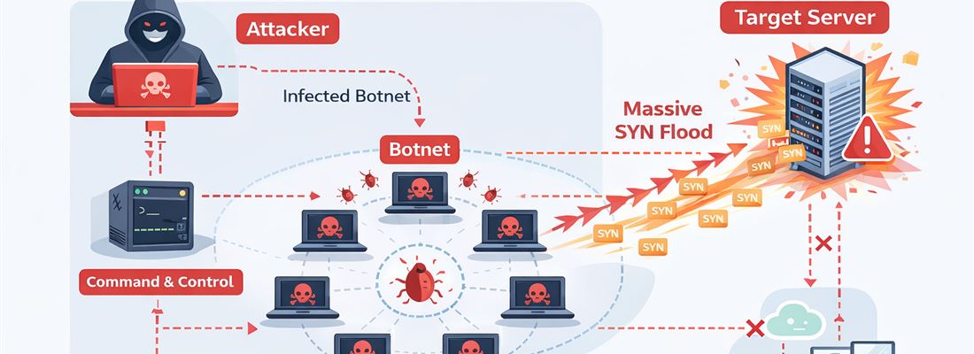 DDoS útok v praxi: čo robiť, keď vám padne web